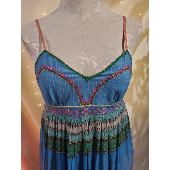 Anthropologie Tanvi Kedia NWOT Sunset District Beaded Maxi Dress Womens Size 2P - Picture 4 of 16